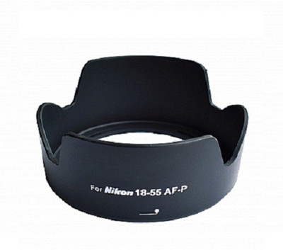 

Omax Lens hood for Nikkor af-p 18-55 & 55mm UV Filter Combo offer Lens Hood(55, Black)