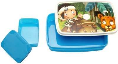 

Signoraware Little Stars 2 Containers Lunch Box(1000 ml), Blue