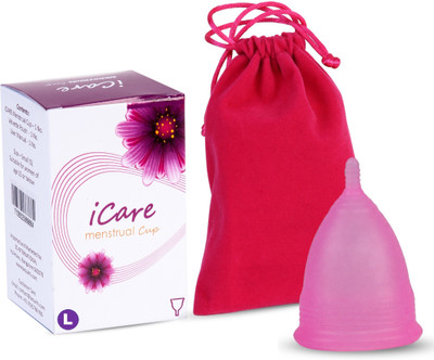 

iCare  Reusable Menstrual Cup(Pack of 2, Pink;purple