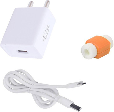 TROST Wall Charger Accessory Combo for Itel A20(Multicolor)