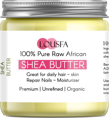 

lousfa 100% shea butter raw organic Unrefined oregnic 100% raw African Shea Butter ( 100 GRAM) Premium A+ Grade(Yellow)butter (100)(100 g)