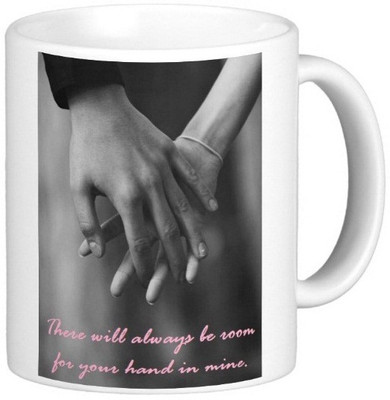 

Exoctic Silver Romantic Quotes 05 Ceramic Mug(300 ml), Multicolor