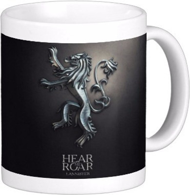 

Exoctic Silver Game Of Thrones : Series X11 Ceramic Mug(300 ml), Multicolor