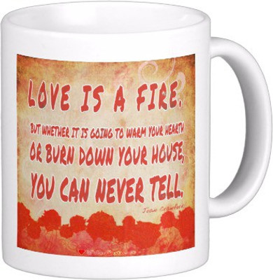 

Exoctic Silver Love Quotes 007 Ceramic Mug(300 ml), Multicolor