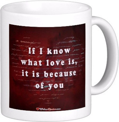 

Exoctic Silver Love Quotes 005 Ceramic Mug(300 ml), Multicolor