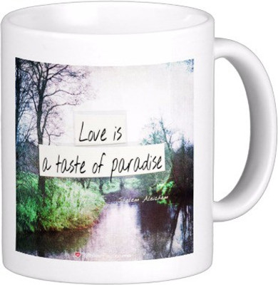 

Exoctic Silver Love Quotes 019 Ceramic Mug(300 ml), Multicolor