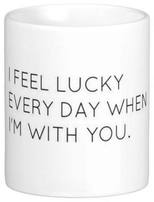 

Exoctic Silver Love Romantic Quotes 023 Ceramic Mug(300 ml), Multicolor