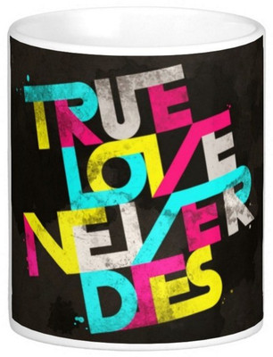 

Exoctic Silver Love Romantic Quotes 025 Ceramic Mug(300 ml), Multicolor