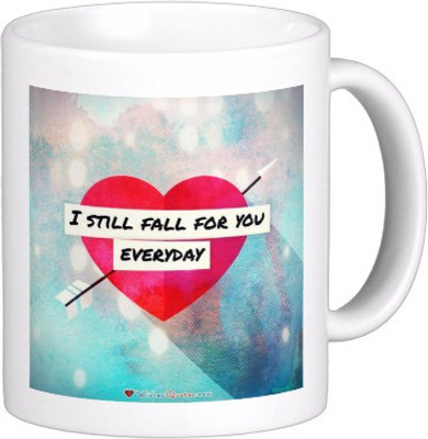 

Exoctic Silver Love Quotes 001 Ceramic Mug(300 ml), Multicolor