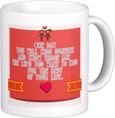

Exoctic Silver Love Quotes 023 Ceramic Mug(300 ml), Multicolor
