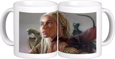 

Exoctic Silver Game Of Thrones : Series X6 Ceramic Mug(300 ml), Multicolor