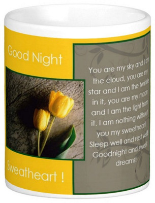 

Exoctic Silver Love Romantic Quotes 008 Ceramic Mug(300 ml), Multicolor