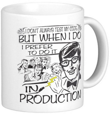 

Exoctic Silver IT Professional Quotes Version 3.2.1 Ceramic Mug(300 ml)