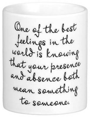 

Exoctic Silver Love Romantic Quotes 020 Ceramic Mug(300 ml), Multicolor