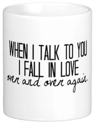 

Exoctic Silver Love Romantic Quotes 012 Ceramic Mug(300 ml), Multicolor