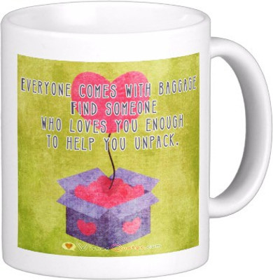 

Exoctic Silver Love Quotes 024 Ceramic Mug(300 ml), Multicolor