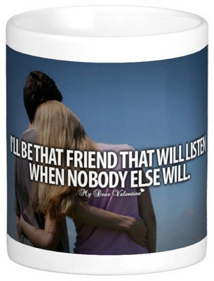 

Exoctic Silver Love Romantic Quotes 021 Ceramic Mug(300 ml), Multicolor