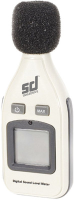 

Smiledrive Digital LCD Sound/Noise Level Meter Tester Measuring Device with range of 30dba~130dba & 9V Battery Operation Digital Multimeter(White 2000 Counts)