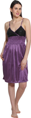 

eSOUL Women Nighty(Purple