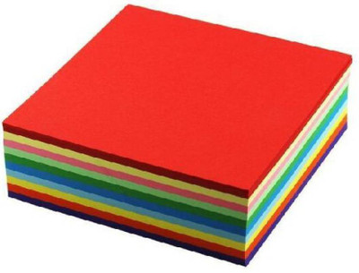 

Paraspapermart 15cm x 15cm Origami Paper (Set of 1, Multicolor) Pack of 200 Sheets Unruled 15cm x 15cm Origami Paper(Set of 200, Multicolor)
