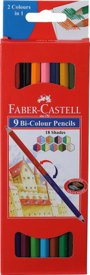 

Faber-Castell 9 Bi Colour Pencils Pencil(Assorted)