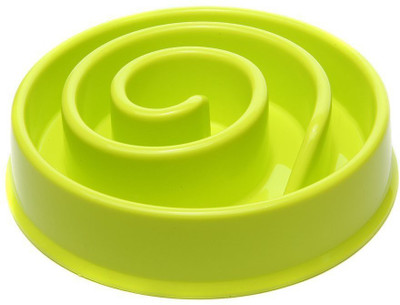 

Pets Empire Fun Snail Shaped Pet Dog Bowl Slow Feeder Interactive Bloat Stop, Over Eating,Lightweight Durable, Easy Clean ( Color May Vary ) Round Plastic Pet Bowl(400 ml Green)
