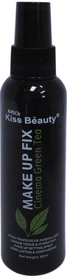 

KASCN ORIGINAL HIGH QUALITY MAKE UP FIXER KISS BEAUTY CINEMA GREEN TEA LONG LASTING & MOISTURIZING . Primer - 80 ml(TRANSPRENT)