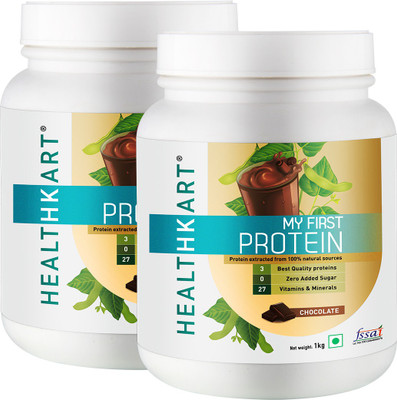 

HealthKart My First Protein - Pack of 2, 1 kg Chocolate Whey Protein(2 kg, Chocolate)