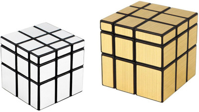 

Printz Mirror Rubix Cube Silver And Gold 0016(2 Pieces)