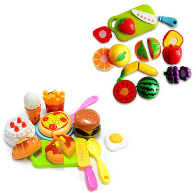 

Speoma Fruits and Food Cutting Role Play Toy Set (combo)