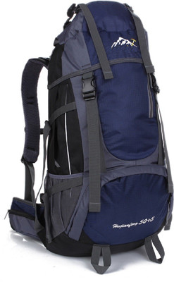

FuerDanni Outdoor Sports Travelling Trekking Mountaineering backpack mountain top bag Rucksack - 50 L(Blue)