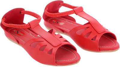 

AirSoon Women Red Flats