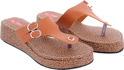 

AirSoon Women Tan Wedges