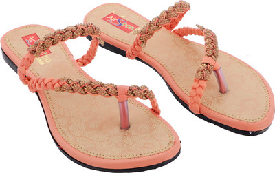 AirSoon Women Peach Flats