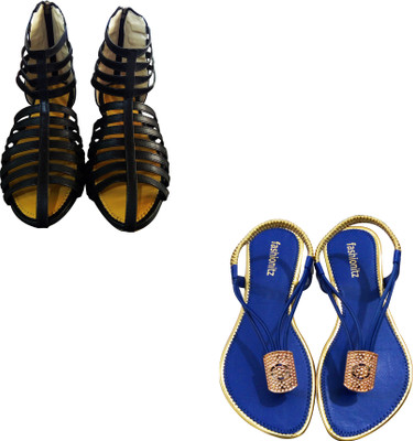 

Fashionitz Women Black::Navy Casual