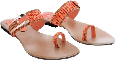 

AirSoon Women Peach Flats