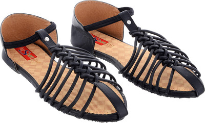 

AirSoon Women Black Flats