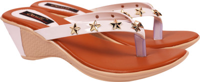 

Sir Denill Women White Wedges