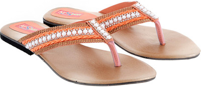 

AirSoon Women Peach Flats