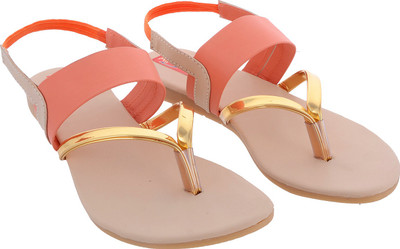 

AirSoon Women Peach Flats