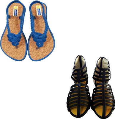 

Fashionitz Women Blue::Black Casual