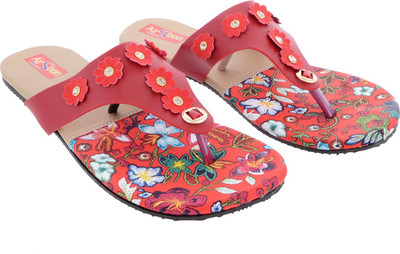 

AirSoon Women Red Flats