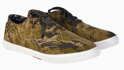 

WalkJump canvas shoes, army shoes, outdoors , new stylish Sneakers For Men(Multicolor, Brown