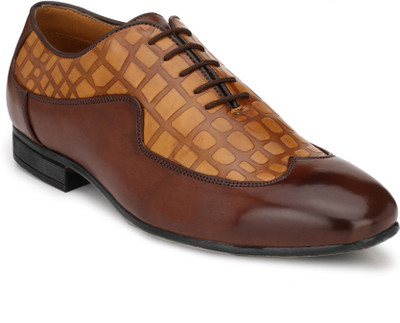 

Fentacia Brown Corporate Casuals For Men(Brown