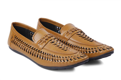 

Red Rose Loafers For Men(Tan