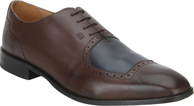 Raymond Lace Up For Men(Brown, Dark khaki