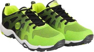 Action Men's Badminton Shoes For Men(Black, Green