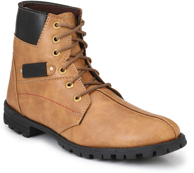 

ZebX Boots For Men(Brown