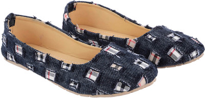 

AirSoon Women Denim Check Bellies For Women(Black