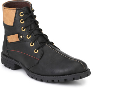 

ZebX Boots For Men(Black